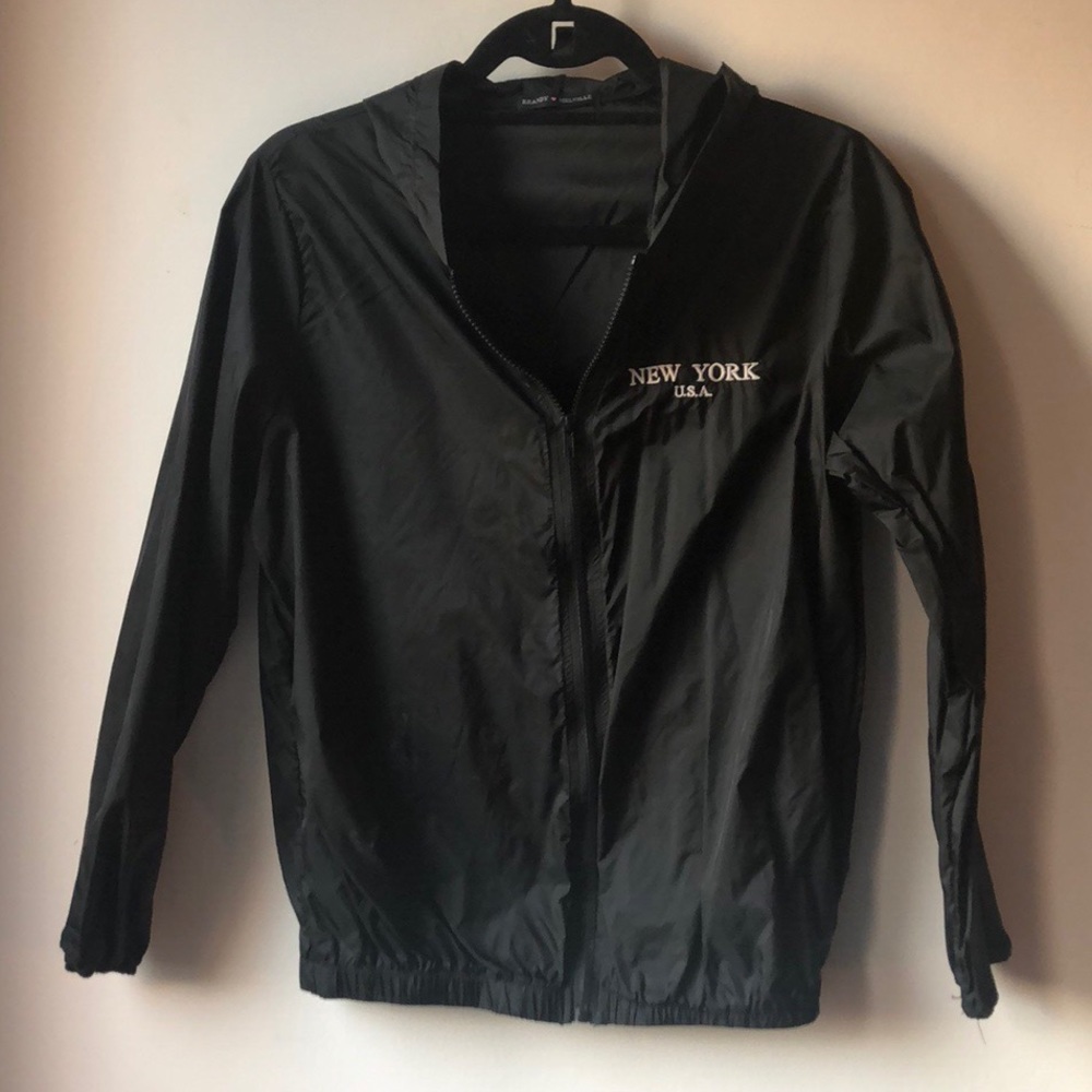 Brandy Melville (“New York”) light raincoat